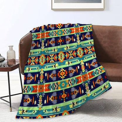 Adults Men Women Extra Soft Blankets, Abstract Geometric Ethnic Tribal Style Keep Warm Throw Blankets Oversized Wearable Blanket, Office Blankets - color: Pattern 14, size: 60x80inch-adults