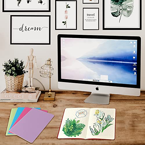 24 Pack College Ruled Notebook & Journal Bulk, Multi Cover, Line Thick Paper, A5 Size, 5.5x8.3 inch, 60 Page, Small Subject Composition Note Pad Set for Women Men Kids Traveler Student Office - color: Multi, style: Multi-24-Line