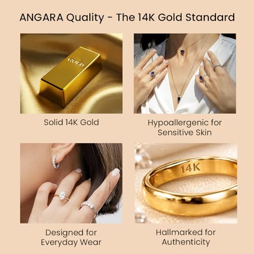 Angara - Women's Chain Bracelet in 14K Solid Gold/Platinum | Tree Branch Bracelet for Anniversary, Wedding, Birthday Gift | Round Sapphire | Ruby | Emerald | Diamond