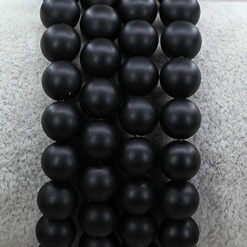 Keleny Gem Semi Precious Gemstones 8mm Natural Quartzite Stone Round Beads Crystal Stretch Bracelet 7 Inch Unisex - color: Black,Purple