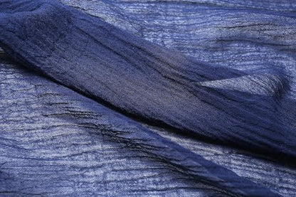 Jeelow Solid Color Scarf Wrap Shawl for Women Men – Soft Lightweight Head Scarf, All Season, Travel Beach Office Daily Wear - color: Sapphire