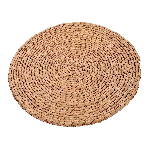 Cabilock Front Door Woven Mat Meditation Cushion Thick Yoga Floor Pad for Indoor Sitting Natural Material for Home Decor and Comfort