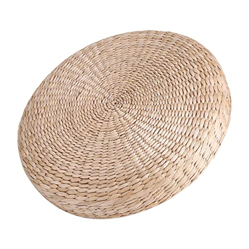 Dioche Meditation Pillow – 40cm Round Pouf Tatami Cushion, Floor Cushion for Yoga, Meditation, Home, Dining, Outdoor & Garden Decor