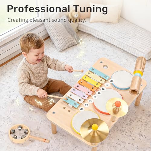 Building Table & Morandi Drum Rhythmic Bundle