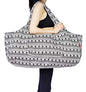 Aozora Yoga Mat Bag Large Yoga Mat Tote Sling Carrier with Pockets Fits Mats with Multi-Functional Storage Pockets Light and Durable - color: Elephant