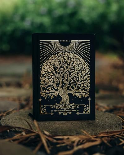 Intelligent Change Notes to Mindfulness Daily Journal for Women With Prompts to Write In, Illustrated Gratitude & Positivity, Undated Guided, Hardbound Wellness - Chelsea Kauai (Stone Black)