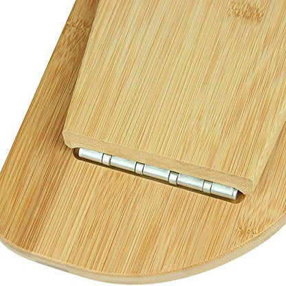 Portable Meditation Bench, Finished Bamboo, Folding Legs and Low Seat, Meditation Stool - for Meditation, Seminars, Yoga or TV Watching