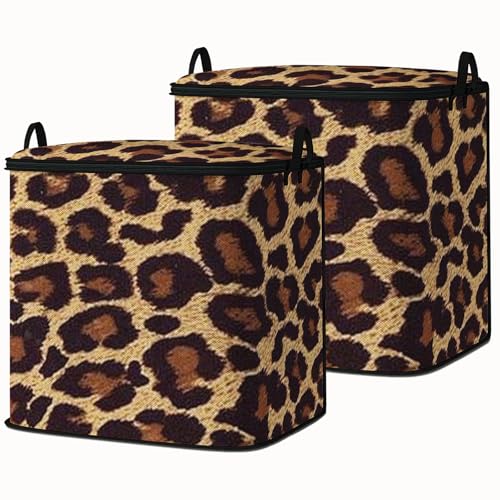 Large Comforter Storage Bag with Zipper,Closet Organizer for Clothes/Blankets/Quilts/Pillows,Fabric Storage Bags with Portable Handles 95L(2-Pack) - color: 18