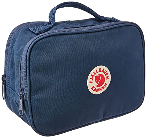 Fjällräven Kanken Toiletry Bag - Strong, Reinforced, Durable Fabric, Organized Storage - Travel - color: ['Navy']