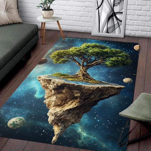 Tree of Life Area Rug – Boho Spiritual Nature Carpet for Living Room, Bedroom, Meditation – Soft Non-Slip Floor Mat for Home Decor – Abstract Art Style Modern Accent Rug (Tree of Life 10) - color: Tree of Life 10