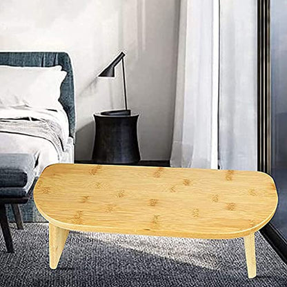 Foldable Meditation Bench Portable Kneeling Chair (18" W x 7.5”L) Yoga Stool from Bamboo with Travel Bag