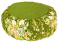 Meditation Cushion Zafu Pillow Japanese Kimono Silk Green - color: Green