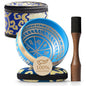 Silent Mind Tibetan Singing Bowl Set – Easy to Play & Beginner Friendly Meditation Bowl with Cushion, Mallet & Case | Stress Relief & Mindfulness | Gift-Ready - color: Blue, size: With Case