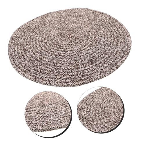 Seat Cushion Round Floor Pillow Giant Woven Floor Mat Comfortable Sitting Pillow for Home and Office