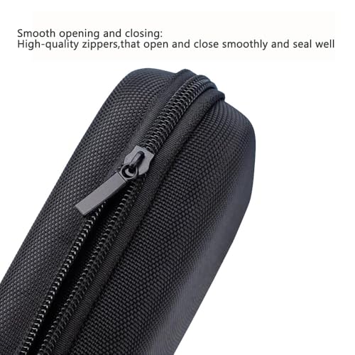 U-KIME Electronics Organizer Bag Multi-functional EVA Storage Case for Headphones, Cables, Hard Drives, Tools, Flash Drive, Power Bank, Travel Accessories(Black)