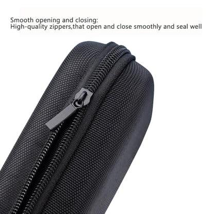 U-KIME Electronics Organizer Bag Multi-functional EVA Storage Case for Headphones, Cables, Hard Drives, Tools, Flash Drive, Power Bank, Travel Accessories(Black)