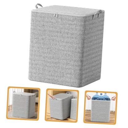 GLEAVI Quilt Storage Bag Multi-use Bedding Organizer for Clothes Blankets and Luggage Non-woven for Home Moving and Travel