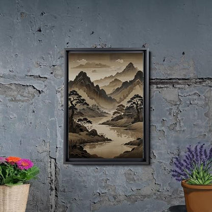 Japanese Wall Art, Minimalist Wall Art, Neutral Abstract Art, Modern Minimalist, Zen Wall Art, Zen Printed Wall Art, Japanese Art Print, Wall Art Canvas, Wall