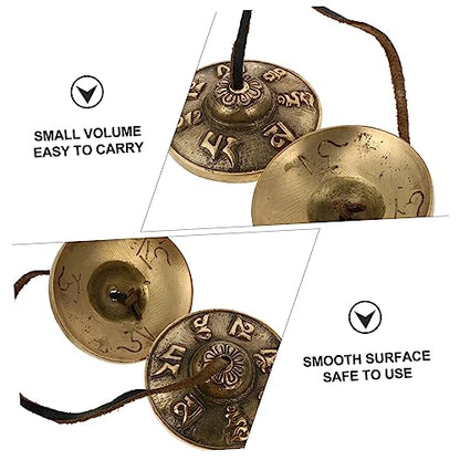 1Pc Handmade Copper Cymbal Bell for Meditation Yoga and Spiritual Practice Premium Quality Tingsha Bells for Mindfulness and Sound Healing for Loved Ones