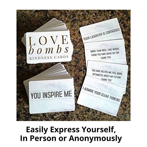 Better Me Empowering Card Deck Bundle - TOPIX Great Conversation Starters + Love Bombs Kindness Cards