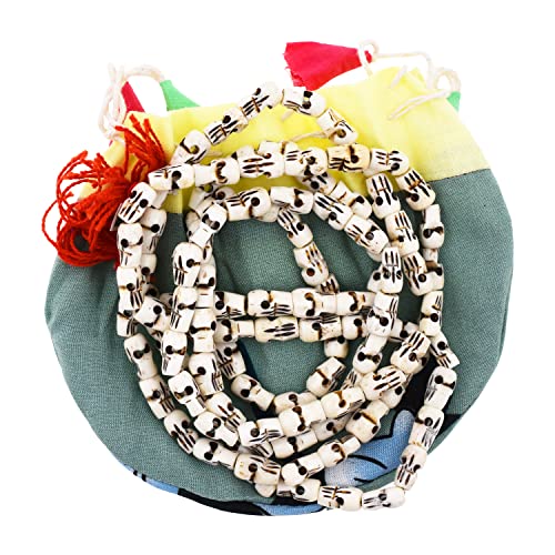 Murdra Crafts Yak Bone Mala Prayer Beads for Yoga Meditation