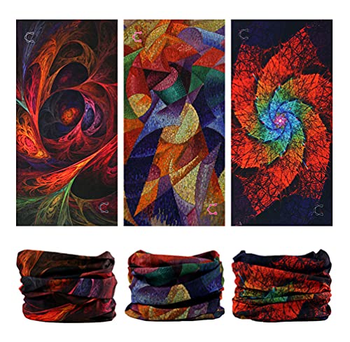 Headband Neck Gaiter Head Wrap Headwear Face Mask Magic Scarf Bandana for Men and Women - color: 9pc.lady Series