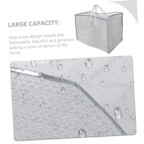 ABOOFAN Clothes Storage Bag Zipper Large Storage Bag for Wardrobe Closet Organizer Non-woven Foldable