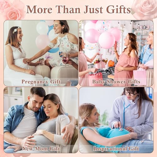 SmileBelle Protection Bracelets for Women, Pregnancy Gifts for Expecting Mom Sunflower Gifts for Women Black Tourmaline Bracelets as Healing Bracelet Sunflower Bracelet as Mother Day Gift - style: Pregnancy Protection
