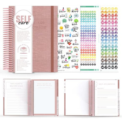 Planners with Purpose Self-Care and Gratitude Journal Bundle – Guided Daily Reflection, Manifestation, & Mindfulness Planner – 90-Day Wellness Journal for Personal Growth, Positivity, and Gratitude
