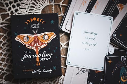Tamed Wild Journaling Deck – 31-Card Set for Self-Exploration and Reflection | Thought-Provoking Prompts for Daily Writing | Perfect for Personal Growth, Mindfulness, and Self-Appreciation