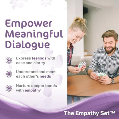 Powerful Communication Tool (Feelings and Needs Flash Cards) for Empathy and Emotional Intelligence - style: Communication Tool