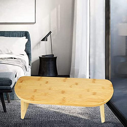 Foldable Meditation Bench Wood, Made of 100% Organic Bamboo, Stable Prayer Bench with Carrying Bag, Perfect for Deeper and Longer Meditation