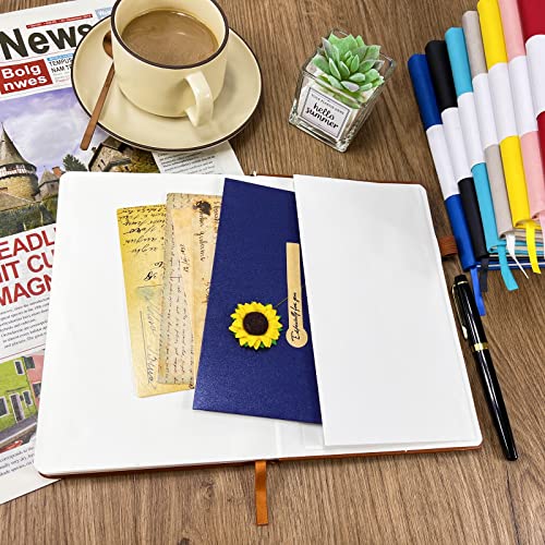 Notebook Journal, College Ruled Notebook Lined A5 160 Pages,Hard Cover Journals for Writing, Notebooks for Work Office School Women Men,5.7 inches x 8.4 inches(Brown) - color: Brown