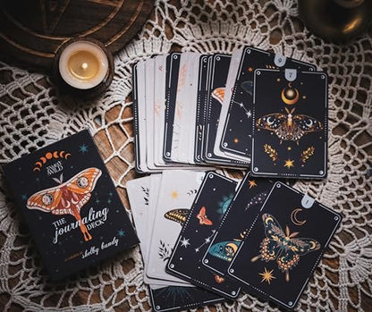 Tamed Wild Journaling Deck – 31-Card Set for Self-Exploration and Reflection | Thought-Provoking Prompts for Daily Writing | Perfect for Personal Growth, Mindfulness, and Self-Appreciation