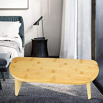Folding Meditation Bench with Locking Magnetic Hinges - Meditation Seat - Bonus Portable Travel Carry Bag - Ergonomic Bamboo Yoga Stool