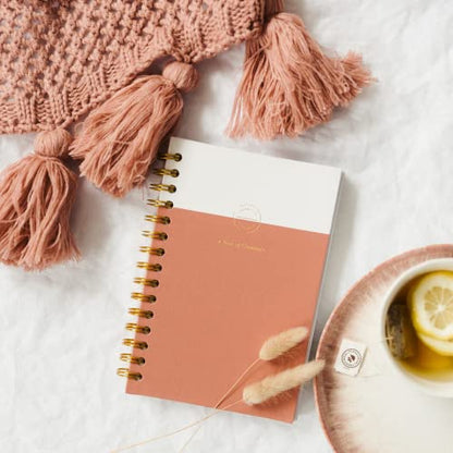 My Gratitude Journal: A Year of Thankfulness (Dusty Rose Pink, Linen) | Daily Gratitude Journal | Self-Care Journal | Mental Health - color: Dusty Rose