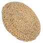 Ciieeo Woven Straw Meditation Cushion 40x40cm Handmade Braided Floor Seat Pad Natural Tatami Style Indoor Floor Seating Mat for Yoga and Home