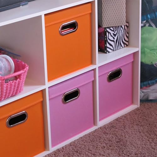 Household Essentials Cube Set with Lids, Pink, 2-Pack - color: Pink