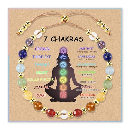 SmileBelle Protection Bracelets for Women, Pregnancy Gifts for Expecting Mom Sunflower Gifts for Women Black Tourmaline Bracelets as Healing Bracelet Sunflower Bracelet as Mother Day Gift - style: Chakra Protection