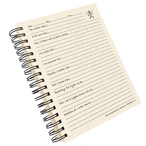 Write it Down series by Journals Unlimited, Guided Journal, Me, A Personal Journal, Full-size 7.5"x 9", Purple Hard Cover, Made in USA
