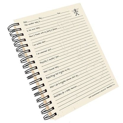 Write it Down series by Journals Unlimited, Guided Journal, Me, A Personal Journal, Full-size 7.5"x 9", Purple Hard Cover, Made in USA