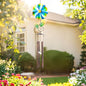 Wind Chimes for Outside Clearance - Garden Wind Chimes with Flower Wind Spinner, 33 Inch Deep Tone Metal Memorial Sympathy Windchimes for Patio Outdoor Porch Yard Decor Gifts(Green)