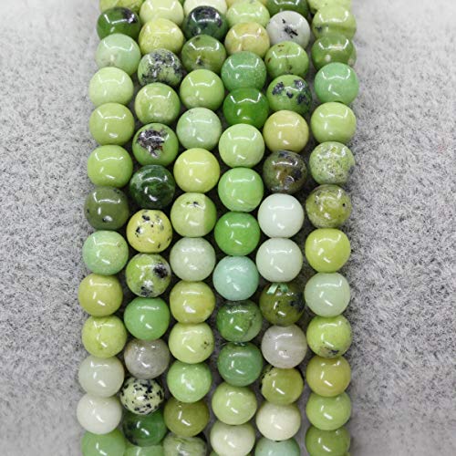 Keleny Gem Semi Precious Gemstones 4mm Round Beads Crystal Stretch Bracelet 7 Inch Unisex - color: Australian Chrysoprase