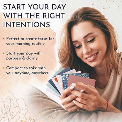 RYVE 52 Positive Affirmation Cards for Women – Mindfulness Prompts with Inspirational Quotes for Daily Motivation & Meditation – Inspirational and Daily Affirmations Cards, Inspirational Gifts