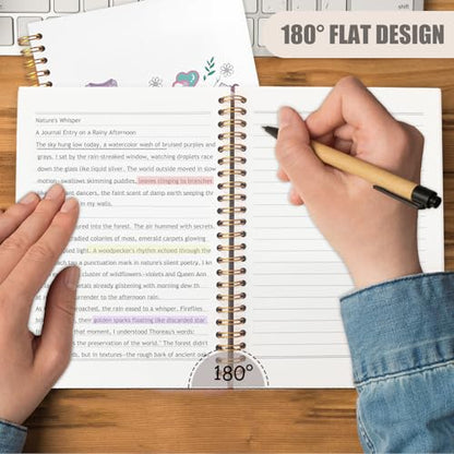 WUCHJ Dentist Gifts Notebook, Dental Hygienist Assistant Gifts Journal, Dental Doodle Spiral Notebook Journal for Note Taking, Dentist Office Supplies, 5.5x8.3 Inch - color: dentisit