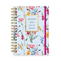 Designer Greetings, Designer Papers Flex Cover Journal with Elastic Band, Bloom Isolated Florals Design - 320 Pages (6” x 8.25”) - Back-to-School Supplies, Creative Writing, Personal Notes - style: "Bloom" Isolated Florals