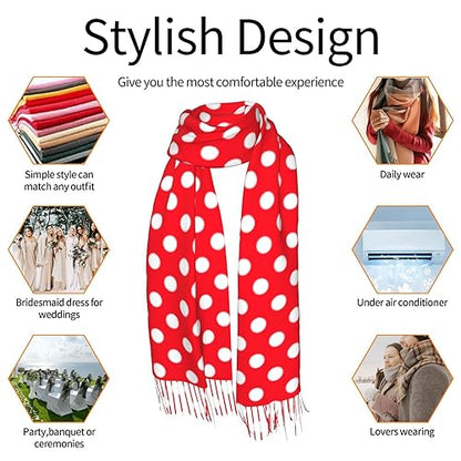 Supdreamc Cashmere Feel Scarf Soft Women Warm Cozy Scarves Multiple Colors - color: Picture (197)