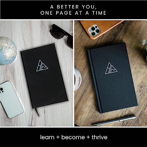 Self-Mastery Journal for Men with Prompts - 13 Week Guided Gratitude Journal - 5 Minute Journal - Reflection Manifestation Journals for Mindfulness - Self Care Journal - Goal Journal for Women & Men - color: Black
