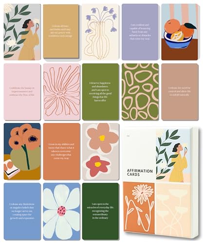 Lamare Positive Affirmation Cards for Women — Daily Affirmations for Women & Encouragement Cards, Motivational Gifts - size: 4.2x3 inches, style: New Affirmation Cards