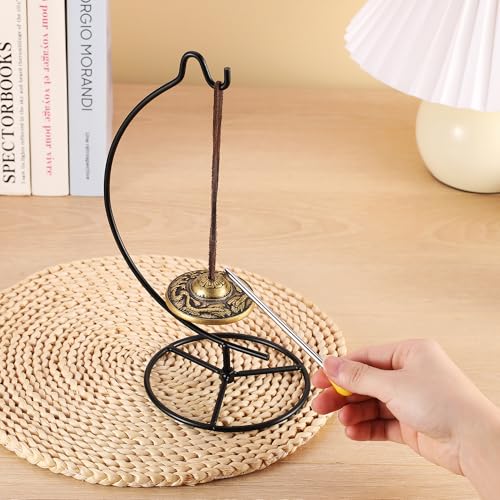 Tingsha Chime Bells 2.5" Table Healing Bell with Striker,Tibetan Finger Cymbals for Spiritual Healing Mindfulness Meditation Yoga Buddhist, Relaxation(2 Dragons Embossed)
